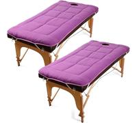 massage table cover,beauty bed cover 2 pezzi lettino da massaggio spa morbido lettino for il viso e copertura del poggiatesta materasso ispessito con foro for il viso for lettini da massaggio, lettino