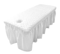 Massage Table Cover Massage Table Skirt, 75x32 inch Soft Skin-Friendly Bed Cover with Hole, Spa Bed with Skirt, Sheets for Beauty Salon