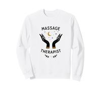 Massage Therapist Celestial Hands Minimal Spa Graphic Felpa