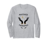 Massage Therapist Celestial Hands Minimal Spa Graphic Maglia a Manica