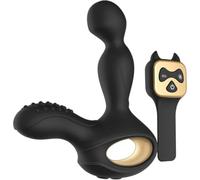 Massager, 3-speed adjustment + 10-level wireless remote control, rotating heating function.