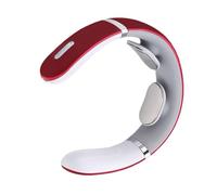 Massager a collo wireless intelligente con cuscinetti per elettrodi, massaggio rilassante di AcUPUTTH Smart Neck, con 5 modalità e 16 intensità, allevamento del disagio del corpo riscaldato portatile