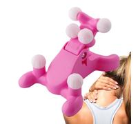 Massager al collo e spalla, massaggiatore manuale del collo - Pressing manuale del punto di innesco di silicone | Dispositivo di trazione cervicale a rulmine a testa in silicone per rilassamento