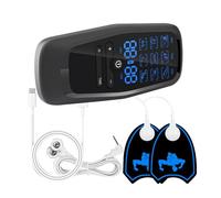Massager al collo elettrico, massaggiatore cervicale | Massager muscolare elettrico con 9 modalità e 30 intensità | Rilassante del collo portatile per i viaggi domestici, alleviare il nodo muscolare