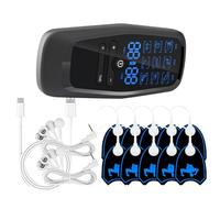 Massager al collo elettrico, massaggiatore cervicale - Stimolatore muscolare elettrico con 9 modalità e 30 intensità - Rilassante del collo portatile per i viaggi domestici, alleviare il nodo muscolar