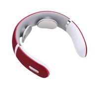 Massager al collo riscaldato - Massager di tessuto profondo | Cuscino per massaggiatore di tessuti profondi con cuscinetti elettrodi, dispositivo di alleviare il muscolo del corpo wireless per spalle,