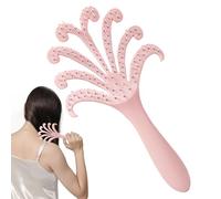 Massager cuoio capelluto ad artiglio di polpo - pettine di massaggio, pettonamento ergonomico rilassante e rilassante a secco portatili per rilassamento per le donne viaggi uomini per la cura della