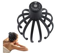 Massager del cuoio capelluto elettrico con un motivo per polpo - dispositivo di massaggio alla testa per alleviare lo stress | Dispositivo di massaggio alla testa a 360 gradi con 3 modalità, unità di