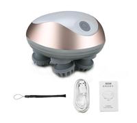 Massager del cuoio capelluto - Vibratore elettrico, graffio per capelli, strumento portatile | Dispositivo di rilassamento della testa a corda, gadget di sollievo da stress leggero per il benessere do