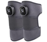 Massager del ginocchio 2 pcs 3 modalità Riscaldamento e vibrazione Sollievo dal dolore al ginocchio 3 in 1 Pallo riscaldante Pallo riscaldante AGGIORNABILE AGGIORNABILE 3D Wrap 3D Gorde Geni