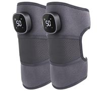 Massager del ginocchio 2pcs 3 Modie calore e vibrazione Sollievo dal dolore al ginocchio Riscaldamento 3 in 1 Pallo riscaldante Pad di riscaldamento AGUABLE AGUABLE BADSELS RADIBILE MASSAGER