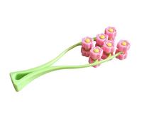 Massager del rullo facciale, strumento di massaggio faccia,Massager per la faccia portatile a di Y - Attrezzatura di rilassamento manuale portatile, rullo di fiori 3D elastici per la cura della pelle