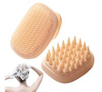 Massager Della Testa In Silicone, Pennello Per Capelli Comodo, Strumento Di Scrub Del Cuoio Capelluto 9.6x7.5x8,4 Cm/3.78x2.95x3.31 Pollici Multifunzionale E Facile Da Pulire Per Rilassamento, Solliev