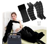 Massager Di Compressione D'aria Per Gamba, Braccio, Vita | Pressoterapia Linfodrenaggio Per Le Gambe Massager | Pressoterapia per Casa Circolazione Del Sangue E Rilassamento Muscolare