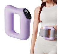 Massager di drenaggio linfatico, Massager di cellulite a 5 livelli e 3 modalità con cintura, utensile per il corpo silenzioso di silenzio USB, macchina per sculture portatile per il corpo per l'uffic