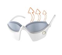 Massager di occhi intelligenti, massaggiatore per gli occhi con calore,Occhiali oculari Massager riscaldato | Masche di sonno ricaricabile Massaging, ombreggiatura Smart Timer a 360 gradi per sollievo