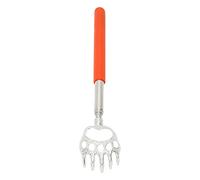 Massager Graffiante Posteriore Telescopico con Manico Estensibile in Acciaio Inossidabile per Uso Versatile -, per il Retro, il Cuoio Capelluto e il Rilievo del Piede (rosso)