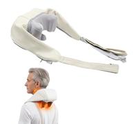 MASSAGER PRO - Massaggiatore Cervicale Shiatsu con Calore - Massaggiatore Elettrico per Collo, Spalle e Schiena - 3 Intensità Regolabili - Ideale per Ufficio, Casa e Auto