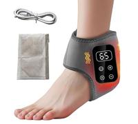 Massagers De Los Pies Eléctricos: 13.78 Pulgadas, Masajeador De Pies Recargable, Masajeador De Tobillo Inalámbrico, Abrazadera De Envoltura De Tobillo Para Del Dolor De | Terapia De Ca
