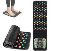 Massaggi di Riflessologia del Piede con Nodi Digitopressione Tappetino Pietra Portatile per Sollievo Dal Dolore e Rilassamento Muscolare - Ideale Gli Impiegati Anziani Stu 1* 120*35 cm/47.21*13.77 in