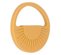 Massaggiagengive in Silicone per Bambini, Massaggiagengive Molare Infantile Facile da Tenere, per Lenire le Gengive e le Esigenze di Suzione con Maniglia Integrata (003 giallo)