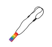 Massaggiagengive in Silicone Resistente Alle Alte Temperature con Forma a Mattoncino per Neonati, Bambini e Adulti in 5 Colori Disponibili, Adatto (Massaggiagengive con