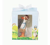 Massaggiagengive Neonato in Gomma Naturale Nicky la Cicogna | Giocattolo Sensoriale | Idea Regalo Nascita Sicura e Originale | BebeDeParis