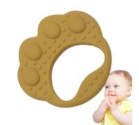 Massaggiagengive per bambini piccoli giocattolo per dentizione del bambino | Anello a forma di di cane - Bastone in silicone, anelli anti-caduta al polso per CA
