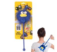 Massaggiante In Peluche Bastone Massaggiante a Colpo Morbido con Testa a e | Manuale per massaggiare delicatamente Schiena, Corpo, Vita e Collo