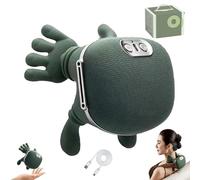 Massaggiante, N7 Shoulder and Neck Massager,Dual Zone Red Light To Warm The Cervical Spine, with Two Temperature Adjustments of 40 ° C/45 ℃, and Three Modes To Switch Freely-A