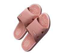 Massaggianti Ciabatte Uomo Pantofole Donna, Pantofole Reflexologia di Acupressione Pantofole da Massaggio Scarpe Premium Pvc Particles Massaggiatore per Piedi Sandali ( Color : Roze , Size : 40/41 EU