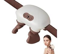 Massaggiatore a 360°, massaggio a 3 livelli e applicazione di calore in 2 fasi, massaggio simulato e confortevole, massaggiatore per collo, massaggiatore per collo 5D, per uomo e donna
