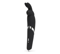 Bastone Vibrante Happyrabbit - massaggiatore ricaricabile (nero)