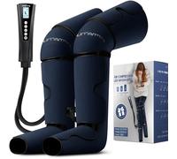 Massaggiatore a compressione ad aria per gambe con calore, ideale come regalo di Natale, festa della mamma e festa del papà per uomini, donne, papà, mamma, allevia il dolore ai piedi e alle ginocchia