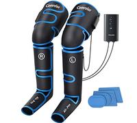 Massaggiatore a compressione ad aria per gambe per circolazione e recupero, massaggiatore completo per gambe con terapie del freddo, 3 modalità, 3 intensità, dispositivo di compressione sequenziale