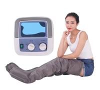 Massaggiatore a compressione ad aria per piedi e gambe, 6 cavità, avvolgimento pneumatico per rilassamento muscolare e drenaggio linfatico, ideale per uso domestico o in ufficio