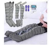 Massaggiatore a Compressione d Aria per Il Massaggio e Pressoterapia Linfodrenaggio Gambe Gambe Braccia Addome Corpo per Casa 6 Camere d'Aria Rilassamento Muscolare Alleviare Gonfiore e Dolori Edema