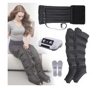 Massaggiatore a Compressione d'Aria 6 Celle per Corpo Intero - Apparecchio Massaggio Elettrico con Pressione Regolabile e Timer, Ideale per Gambe, Braccia e Vita per Rilassamento Muscolare