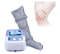 Massaggiatore a Compressione d'Aria per Gambe - Sistema di Pressoterapia con 6 Camere per Gambe Pesanti, Recupero Muscolare e Benessere - Bende Regolabili per Polpacci e Piedi