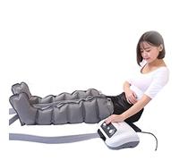 Massaggiatore a compressione per gambe, per drenaggio linfatico elettrico, per la circolazione, sollievo dal dolore, rilassamento, per braccia, gambe, vita, con supporto per piede e caviglia