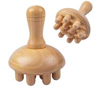 Massaggiatore a forma di fungo in legno Strumento di massaggio manuale per terapia del legno anticellulite Maderoterapia drenaggio linfatico tensione muscolare di sollievo per uso completo del corpo