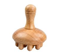 Massaggiatore a funghi in legno, strumento terapeutico per il drenaggio linfatico, kit anticellulite, rilassamento muscolare profondo e sollievo dal dolore per schiena, collo, vita