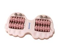 Massaggiatore a per piedi, massaggiatore per solette per piedi - Palla con rotelle per massaggio muscolare dei piedi,Strumento di riflessologia a doppio punto di pressione per uomini e donne