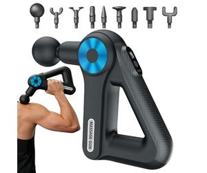 Massaggiatore A Percussione Per Tessuti Profondi | Massaggiatore per Schiena e Lombari Senza Filo | per Spalle | per Atleti Uomini Donne Ufficio Casa Lavoratori Professionisti in Viaggio