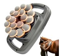 Massaggiatore a percussione per tessuti profondi per cavalli - Ampiezza 20 mm, doppia terapia a luce rossa e calore, ultra-silenzioso (20-30 dB). Migliora la flessibilità e il benessere.