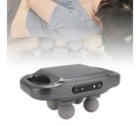 Massaggiatore a Pistola per Tissutale Profondo a 4 Teste - 20 Livelli, 6 Modalità, Batteria da 2000mAh, Grigio