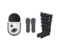 Massaggiatore a pressione for compressione dell'aria sulla coscia, allevia le vene varicose, la sindrome delle gambe senza riposo, promuove circolazione sanguigna, il trombo Sicuro da usare(Package A)