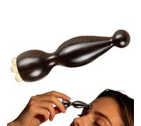 Massaggiatore a rullo per occhi, strumento per il viso Gua Sha in legno, per rilassarsi, con rullo, meridiano, per donne, uomini, ufficio, viaggi, lettura, casa, , supporto per routine
