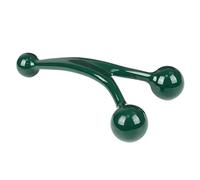 Massaggiatore a rullo per viso, a forma di Y, con impugnatura ergonomica, strumento per impastare profondamente il viso, con un design collaborativo a tre sfere, realizzato in materiale ABS, 17,5 x 10