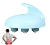 Massaggiatore a sfera rotolante a mano, massaggiatore per massaggio manuale, rullo per massaggio portatile, massaggiatore per punti compatti, massaggiatore per collo, palle per cosce, braccia e